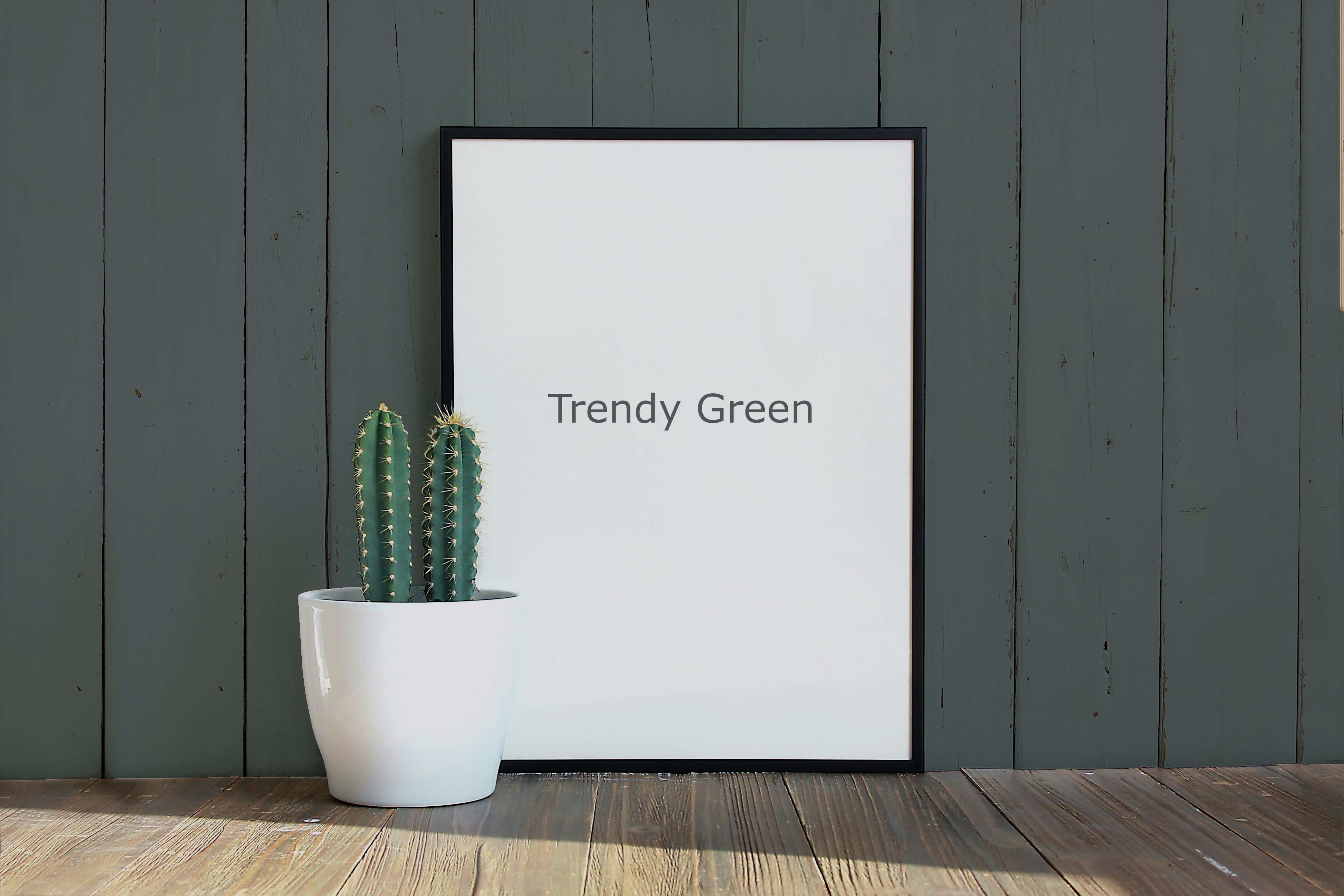Trendy Green - Trim Paint