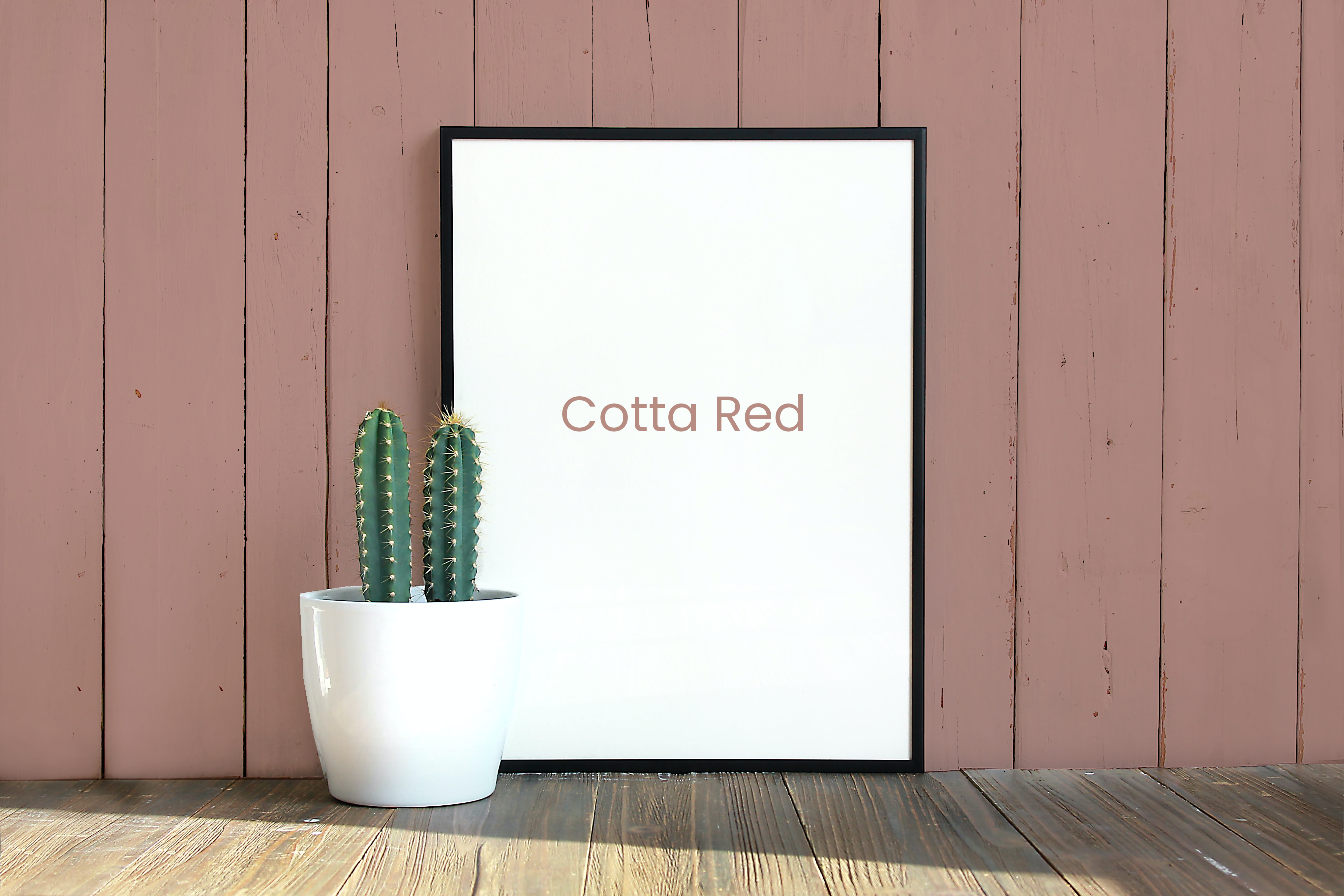 Cotta Red - Hout & Metaal