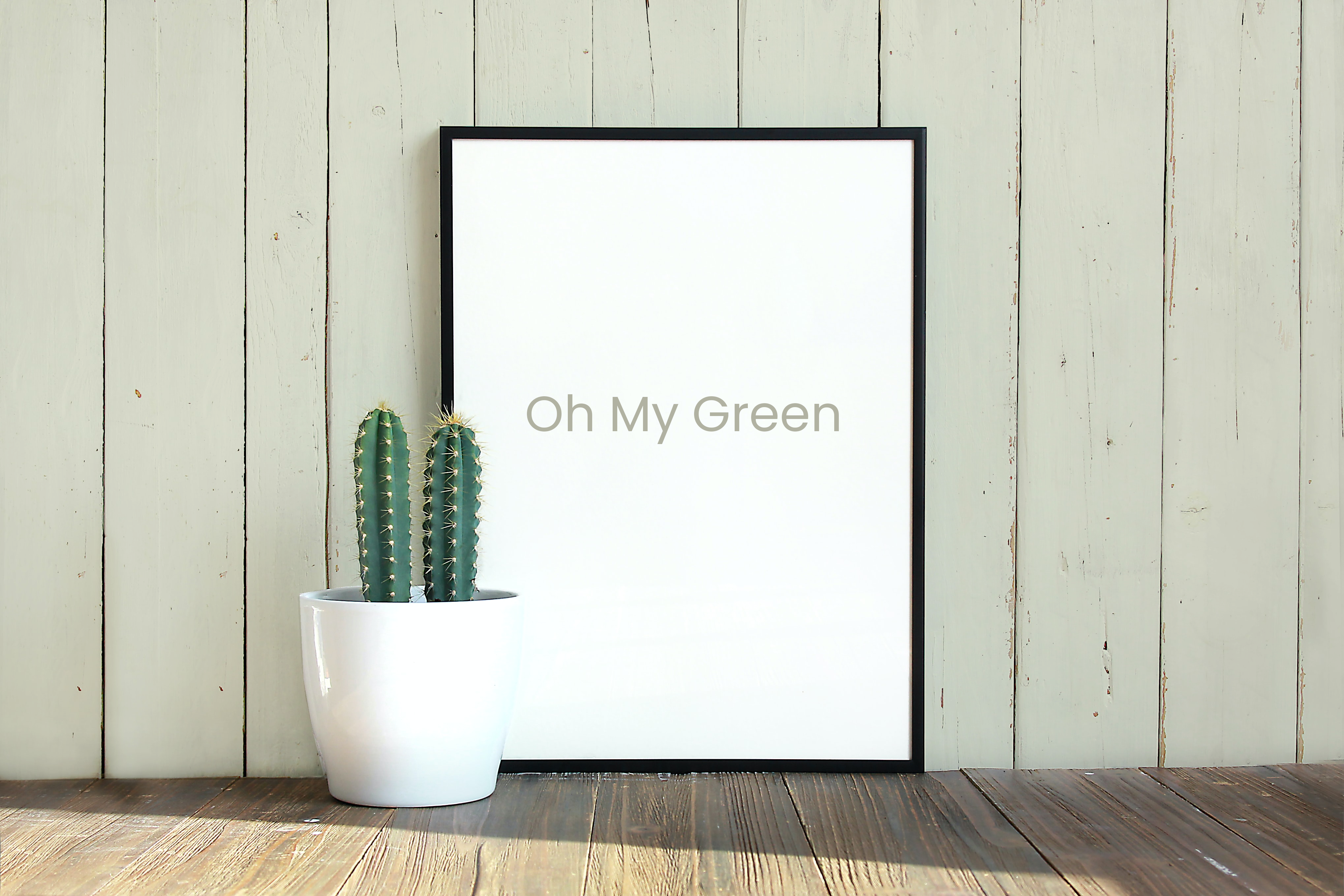 Oh My Green - Hout & Metaal